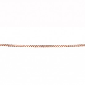 Zlatá retiazka 9ct (ružové zlato) 41-46cm