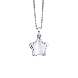 Detský strieborný náhrdelník D for diamond