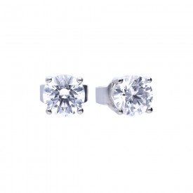 Luxusné strieborné náušnice Diamonfire 0,75ct