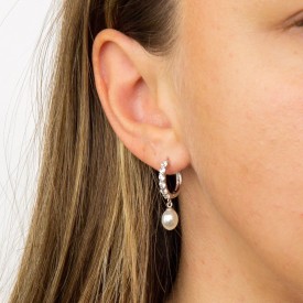 Luxusné strieborné náušnice Diamonfire