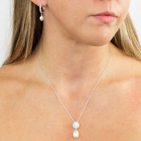 Luxusné strieborné náušnice Diamonfire
