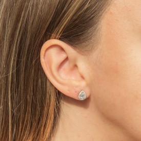 Luxusné strieborné náušnice Diamonfire