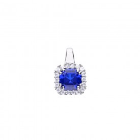 Luxusný strieborný prívesok s retiazkou Diamonfire