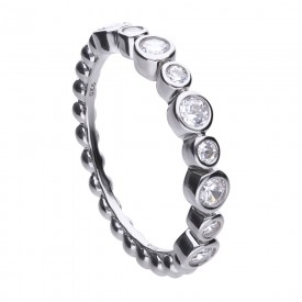 Luxusný strieborný prsteň zn. Diamonfire