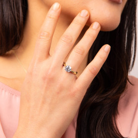 Luxusný strieborný prsteň Diamonfire