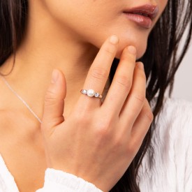 Luxusný strieborný prsteň Diamonfire