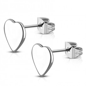 Náušnice z chirurgickej ocele Love Heart 