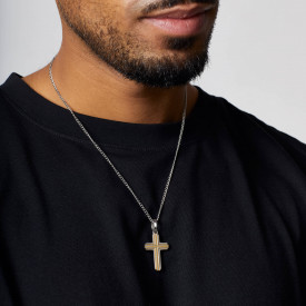 Pánsky náhrdelník Fred Bennett (kríž + retiazka)