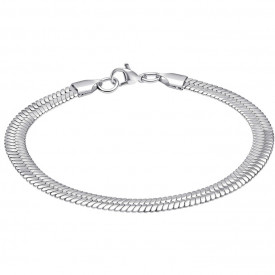 Pánsky oceľový náramok Fred Bennett Herringbone 