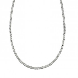 Pánsky strieborný náhrdelník Foxtail 51 cm