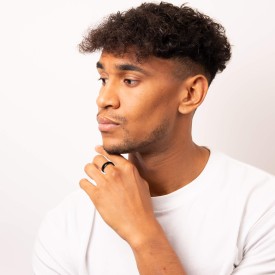 Pánsky wolfrámový prsteň Fred Bennett