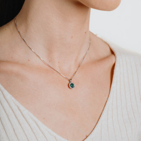 Prémiový strieborný prívesok Diamonfire so syntetickými diamantmi
