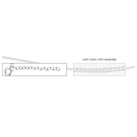 Strieborná retiazka (56 - 61cm)