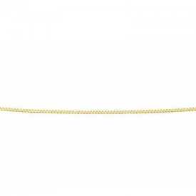 Strieborná retiazka Elements silver Gold plated