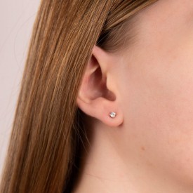 Strieborné náušnice Diamonfire