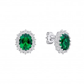 Strieborné náušnice Diamonfire