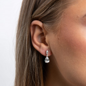 Strieborné náušnice Diamonfire