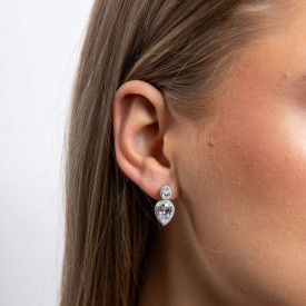 Strieborné náušnice Diamonfire