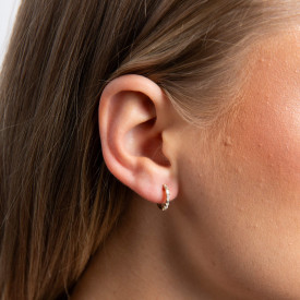 Strieborné náušnice Diamonfire