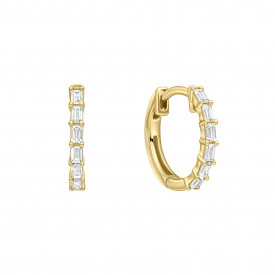 Strieborné náušnice Diamonfire