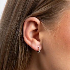 Strieborné náušnice Diamonfire