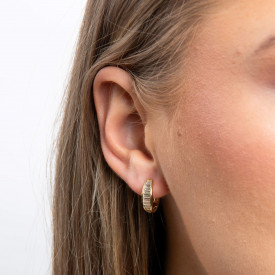 Strieborné náušnice Diamonfire