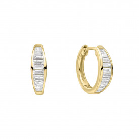 Strieborné náušnice Diamonfire