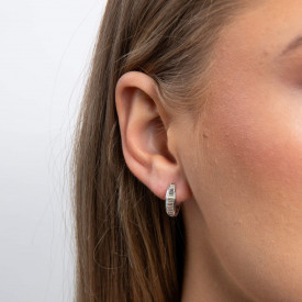 Strieborné náušnice Diamonfire