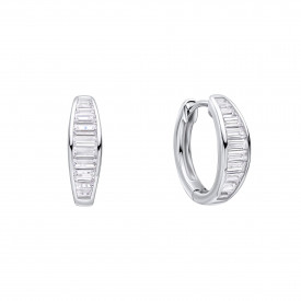 Strieborné náušnice Diamonfire