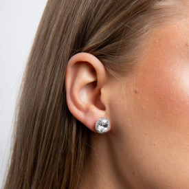 Strieborné náušnice Diamonfire