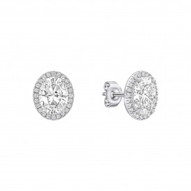 Strieborné náušnice Diamonfire