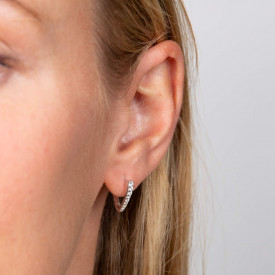 Strieborné náušnice Fiorelli silver