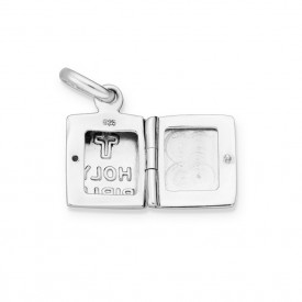 Strieborný medailón Biblia