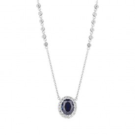 Strieborný náhrdelník Diamonfire