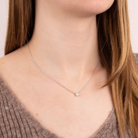 Strieborný náhrdelník Diamonfire