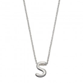 Strieborný náhrdelník, písmeno S