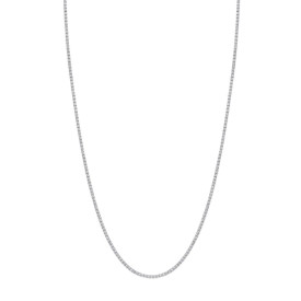 Strieborný náhrdelník Round Cut Tennis Diamonfire