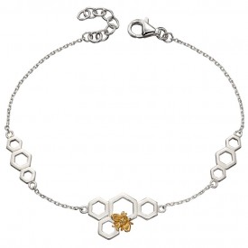 Strieborný náramok Elements silver