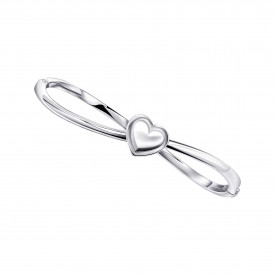 Strieborný náramok Hinged Heart