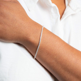 Strieborný náramok Cup Chain