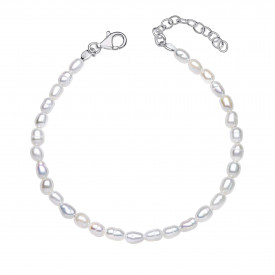 Strieborný náramok Rice Pearl