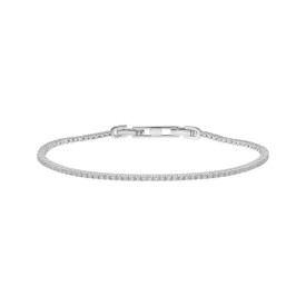 Strieborný náramok Round Cut Tennis Diamonfire