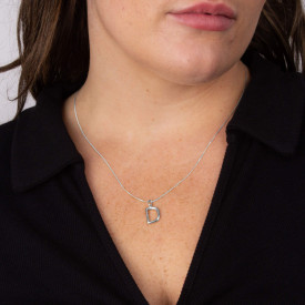 Strieborný prívesok Písmeno D