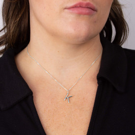 Strieborný prívesok Písmeno K