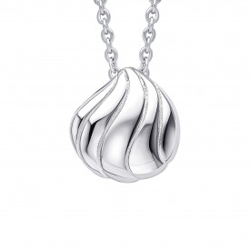 Strieborný prívesok Organic Wave Teardrop