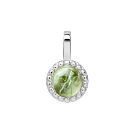 Strieborný prívesok Peridot - August