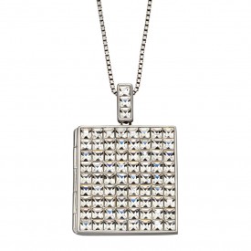 Strieborný prívesok + retiazka Fiorelli silver (medailón)