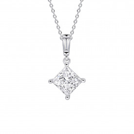 Strieborný prívesok s retiazkou Diamonfire
