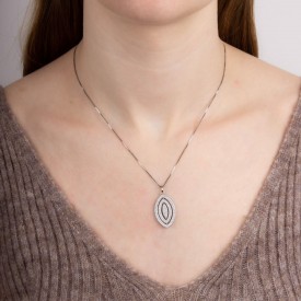 Strieborný prívesok s retiazkou Fiorelli silver