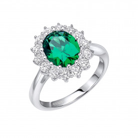 Strieborný prsteň Diamonfire